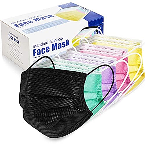 Photo 1 of 2 pack of 50 Pcs Multicolor Face Mask