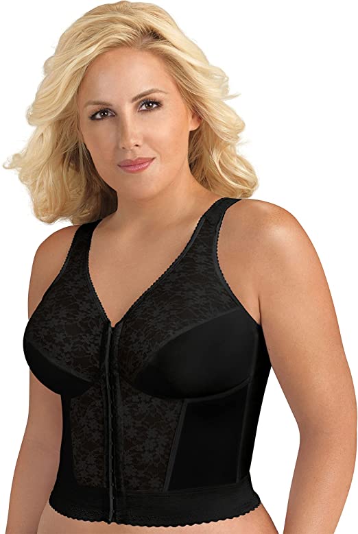 Photo 1 of Exquisite Form 5107565 FULLY Slimming Wireless Back & Posture Support Longline Bra with Front Closure & Lace
Size 38D