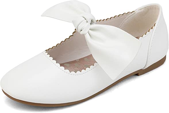 Photo 1 of DREAM PAIRS Girls Ballerina Flats Mary Jane Front Bow Dress Shoes
SIZE 13