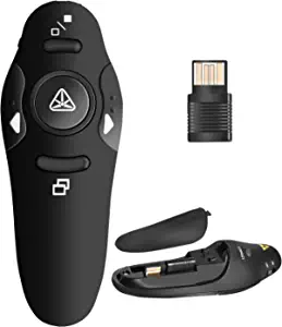 Photo 1 of Presentation Clicker Wireless Presenter Remote Clicker for PowerPoint Presentation Remote, RF 2.4GHz USB Presentation Clicker PPT PowerPoint Clicker for Mac, Keynote, Computer, Laptop
