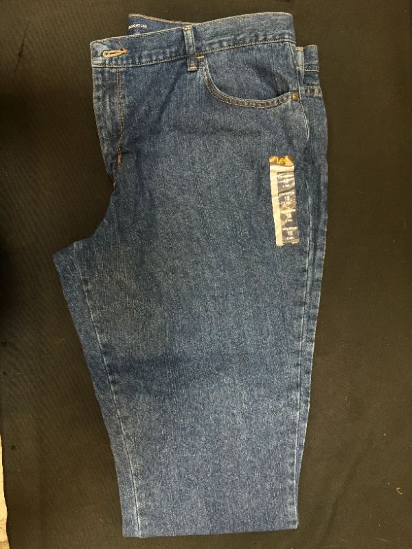 Photo 2 of Lee Women's Petite Relaxed Fit All Cotton Straight Leg Jean
SIZE 18