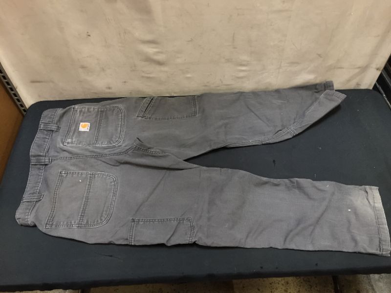 Photo 2 of CARHARTT GREY WORK PANTS 33X30