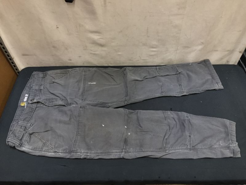 Photo 1 of CARHARTT GREY WORK PANTS 33X30