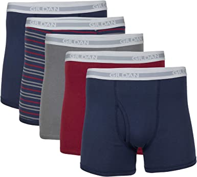 Photo 1 of Gildan Men's Boxer Briefs, Multipack
(M 32-34) MISSING GREY -- NEW PACK, OPENED PACKAGE