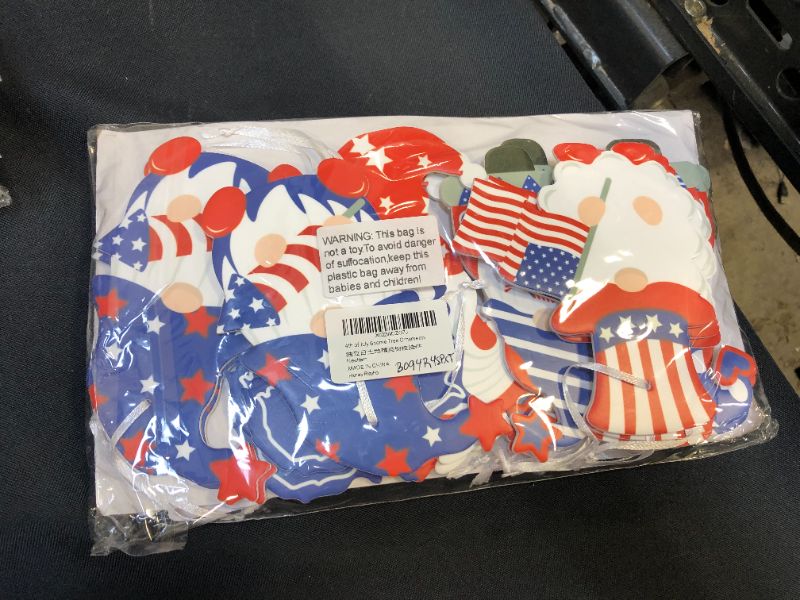 Photo 1 of 4th of July Gnomes Hanging Ornaments (8 Shape Designs), Independence Day Tree Ornaments Patriotic Holiday Party Hanging Decorations Fourth of July Gifts Ideas 24pcs
