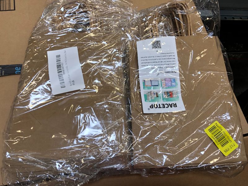Photo 1 of RACETOP Brown Gift Bags with Handles Bulk,8"x4.5"x10.8" 50Pcs,Brown Paper Bags with Handles Bulk