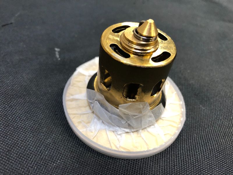 Photo 1 of Brass Sink Pop Up Drain 
