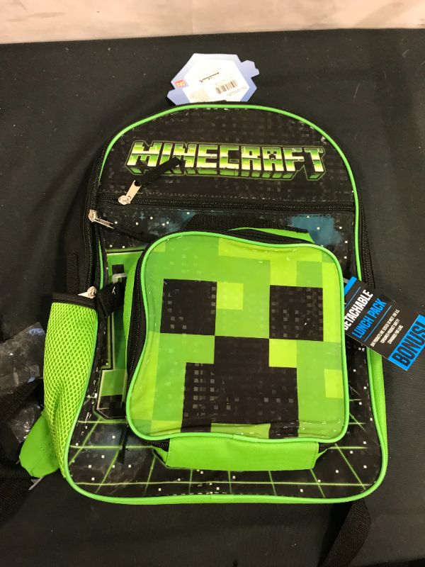 Photo 1 of BIOWORLD MINECRAFT BACKPACK - creeper 