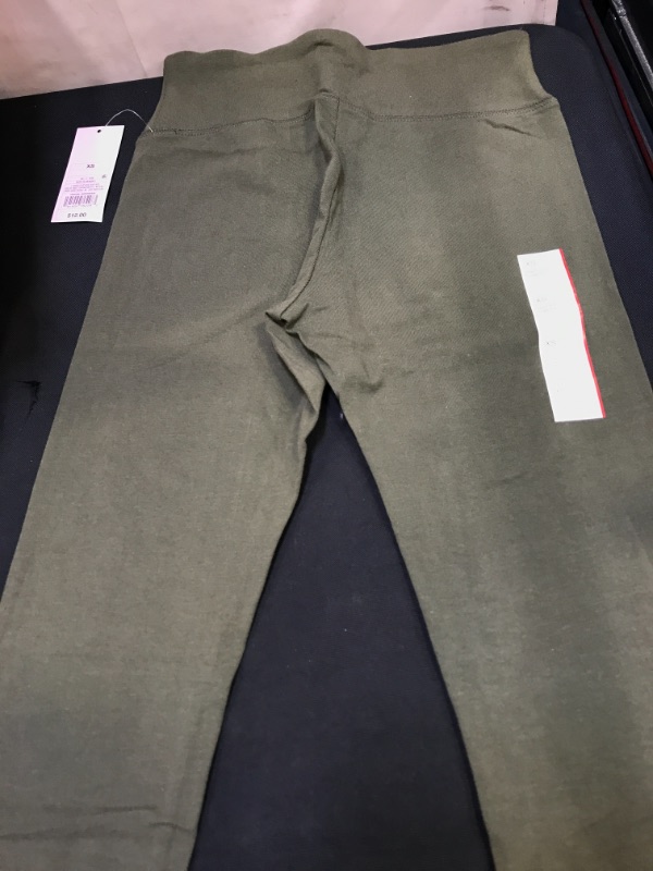 Photo 2 of High-Waisted Classic Leggings - color  DEEP OLIVE WOMENS EXTRA SMALL 

