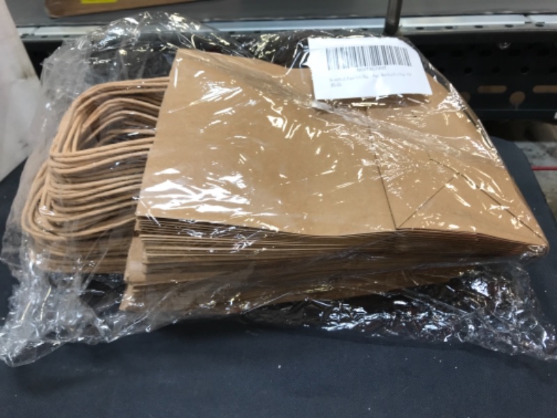 Photo 1 of Paper Bags 8 * 4.5 * 10.8Inches,50 pcs,Brown Paper Bags with Handle,Brown Kraft Paper Bags,Brown Gift Bag Bulk,Medium Kraft Gift Bags,Brown Bags
