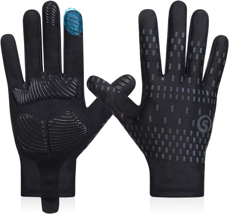 Photo 2 of CFGW2PKGY Guardwell Face Protector, Thermal Protection //// & ////  Cycling Fishing Gloves,UV Protection Full Finger Touch Screen Cooling Gloves UPF50+ Sun Gloves,Non-Slip Gym Gloves for Kayaking,Paddling,Fitness,Workout,Driving,Golf Men&Women
