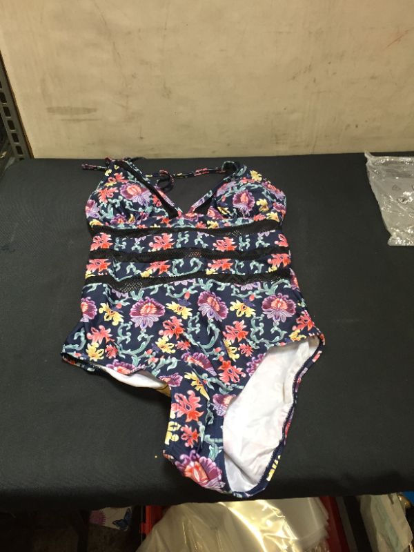 Photo 1 of floral one piece swim suit ( size: small ( 