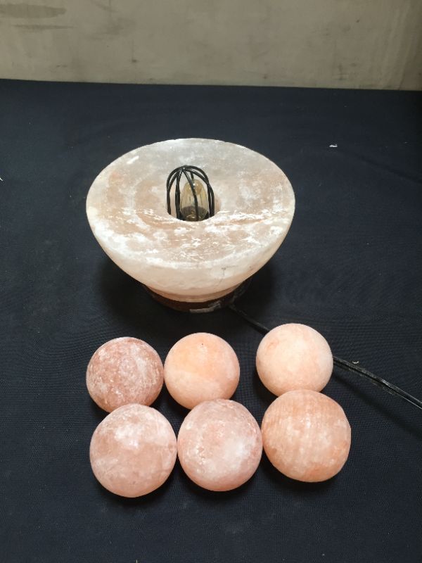 Photo 1 of ----- incomplete set------ himalayan salt lamp