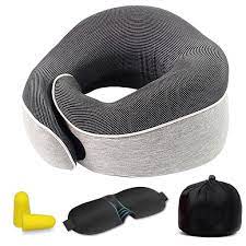 Photo 1 of (ITEM IS A DIFFERENT COLOR THAN STOCK PHOTO) WAKDA Travel Pillow Memory Foam Pillow Bib Slow Neck Pillow O Type Foldable DARK GREY