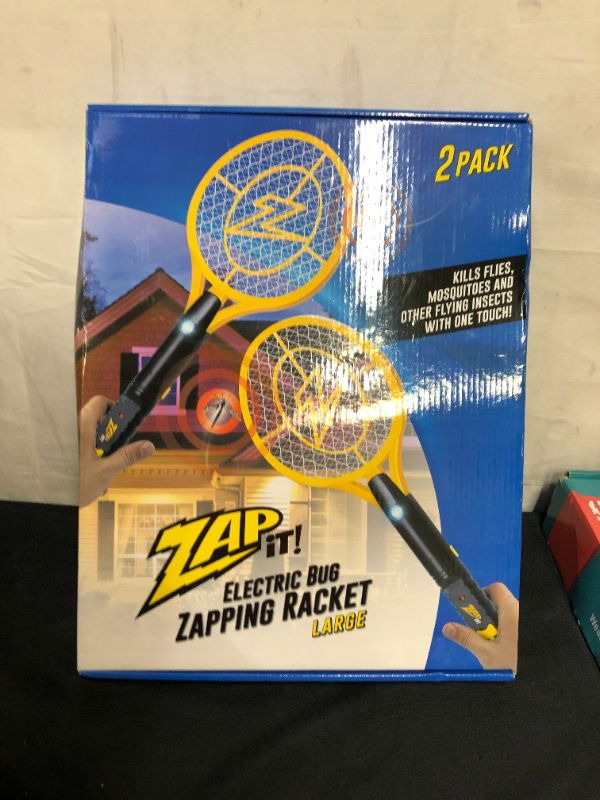 Photo 3 of Zap It Bug Zapper Battery Powered (2xAA Included) Bug Zapper Racket, 3,500 Volt, 2 Pack
