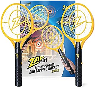 Photo 1 of Zap It Bug Zapper Battery Powered (2xAA Included) Bug Zapper Racket, 3,500 Volt, 2 Pack
