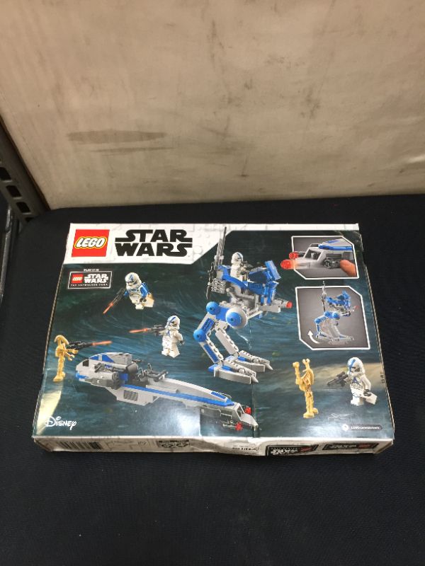 Photo 2 of Lego 501st Legion Clone Troopers 285 Pieces Toy Set - BOX DAMAGE 