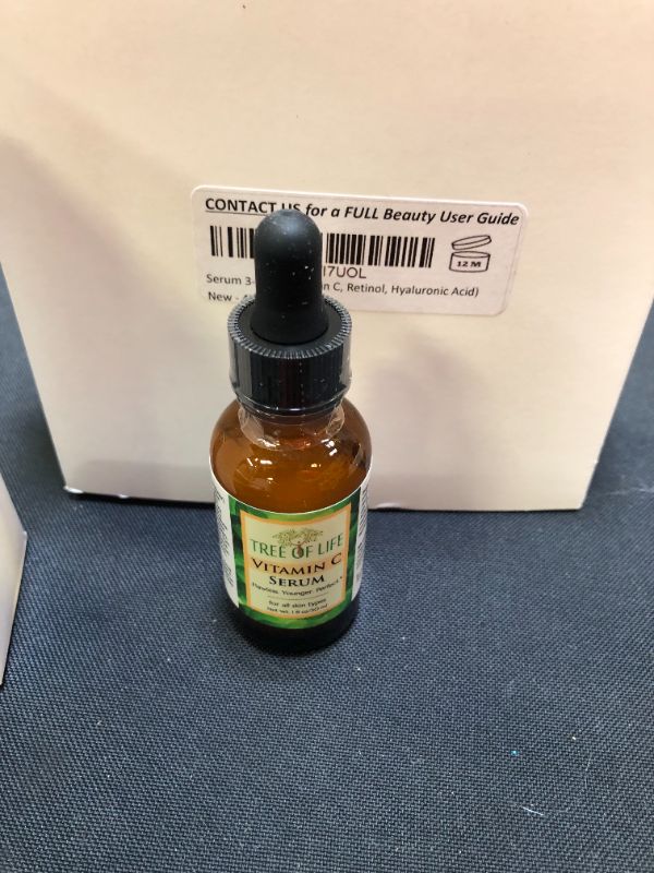 Photo 1 of NEW LOOK | Tree of Life Vitamin C Serum, Retinol Serum and Hyaluronic Acid Serum for Brightening, Firming, and Hydrating for Face; Total Skin Reset Day & Night, 3 Count x 1 Fl Oz ( exp: 12/2024)
