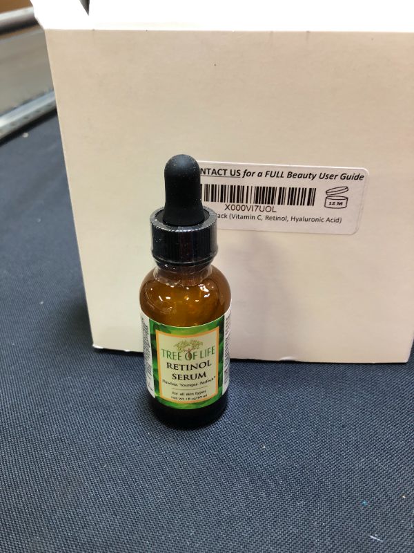 Photo 1 of NEW LOOK | Tree of Life Vitamin C Serum, Retinol Serum and Hyaluronic Acid Serum for Brightening, Firming, and Hydrating for Face; Total Skin Reset Day & Night, 3 Count x 1 Fl Oz ( exp: 12/2024)
