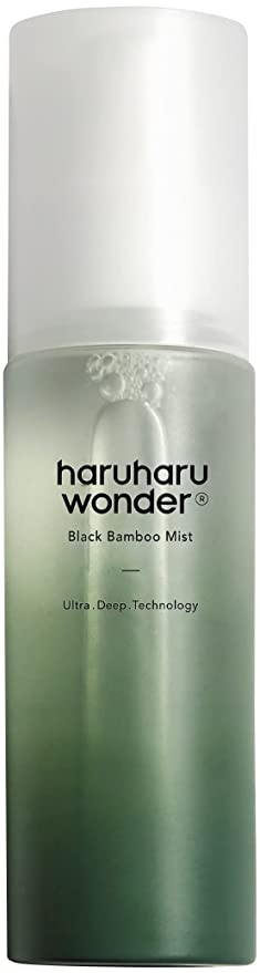 Photo 1 of [Haruharu Wonder] Black Bamboo Mist 2.7 fl. oz /80 ml | Facial Mist, Immediate Moisture, Cooling Hydration | Cruelty Free, EWG-Green ( exp: 06/15/2024)
