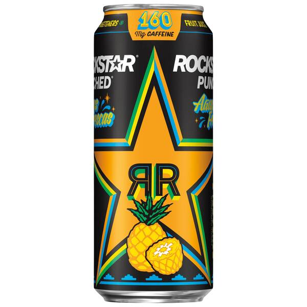 Photo 1 of  ENERGY DRINKS ROCKSTAR PUNCHED AGUAS FRESCAS PINEAPPLE Unknown Exp Date
