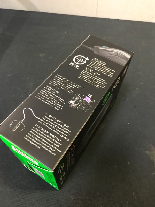 Photo 4 of Razer DeathAdder V2 Gaming Mouse: 20K DPI Optical Sensor - Fastest Gaming Mouse Switch - Chroma RGB Lighting - 8 Programmable Buttons - Rubberized Side Grips - Classic Black
