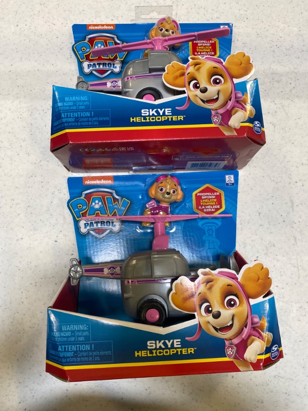 Photo 2 of PAW Patrol Helicopter Vehicle - Skye, 2 Pack 