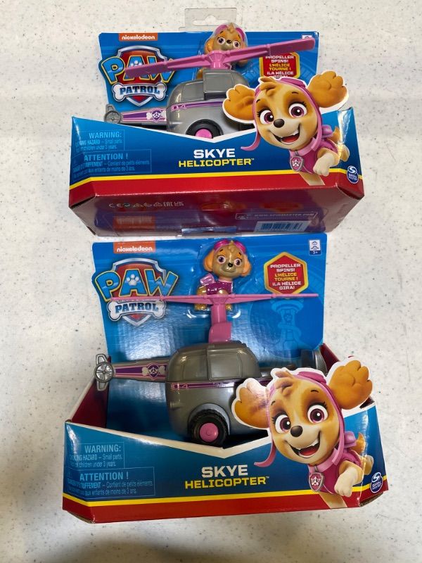 Photo 3 of PAW Patrol Helicopter Vehicle - Skye, 2 Pack 