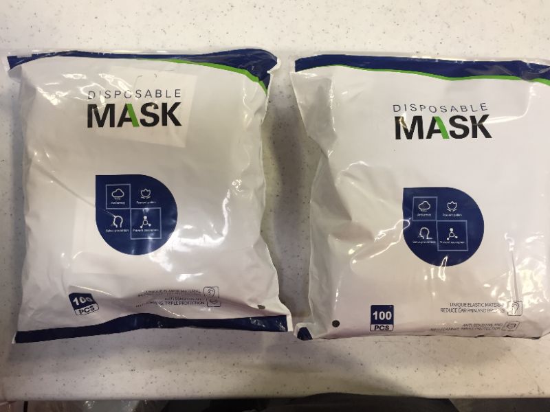Photo 2 of  Disposable Face Masks 2 pack (200)
