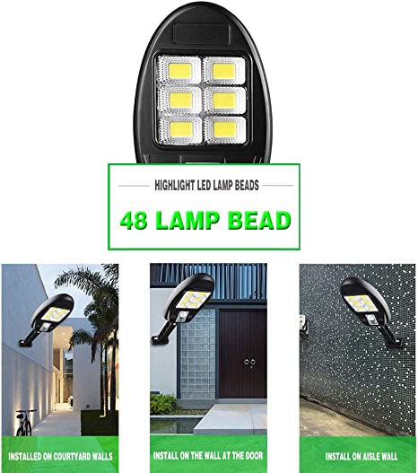 Photo 1 of SOLAR 48 Led Lamp,Security Motion Sensor Light Outdoor for Deck, Fence, Patio, Front Door, Gutter, Yard, Shed, Path (CL181-6)