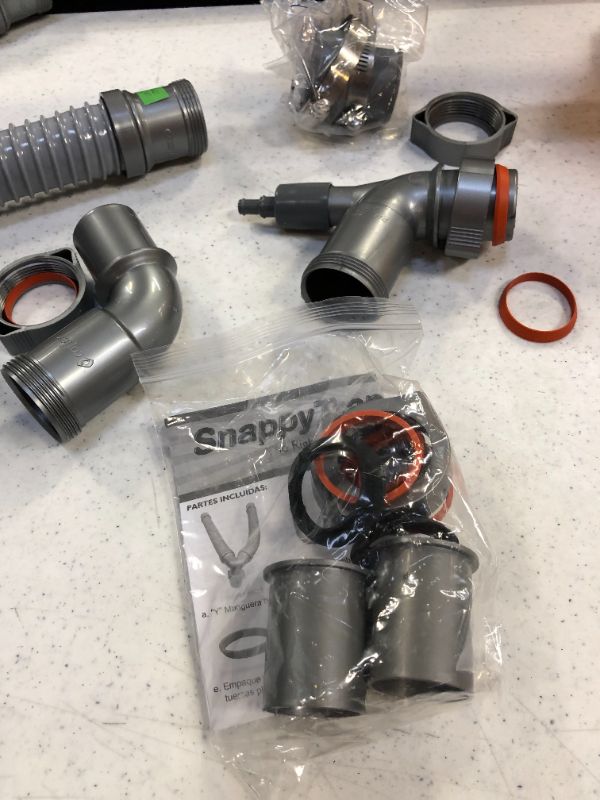 Photo 1 of Snappy Trap 1 1/2" Drain Kit for Double Kitchen Sinks
