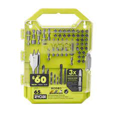 Photo 1 of 2 pack of RYOBI - A986501 - Drill and Impact Drive Kit - 65-Piece