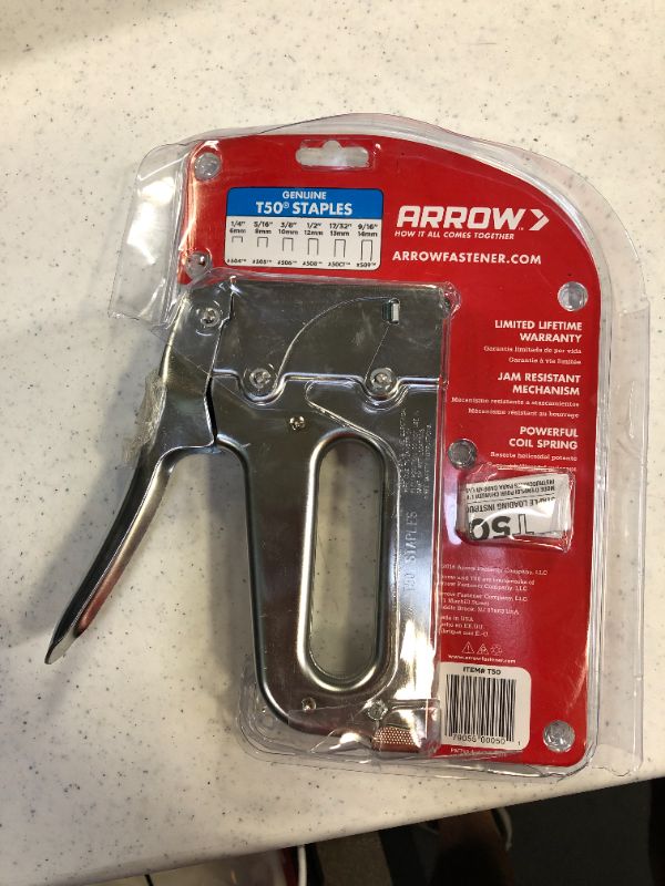 Photo 3 of Arrow Staple Gun, Heavy Duty, T50