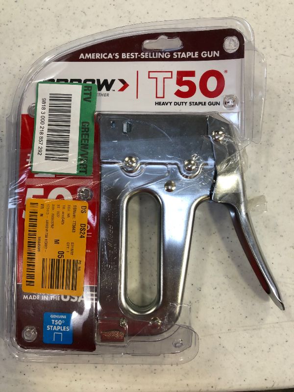 Photo 2 of Arrow Staple Gun, Heavy Duty, T50