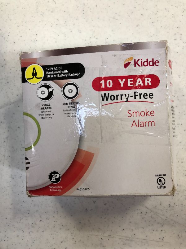 Photo 2 of Kidde 10 Year Worry-Free Hardwired Smoke Detector