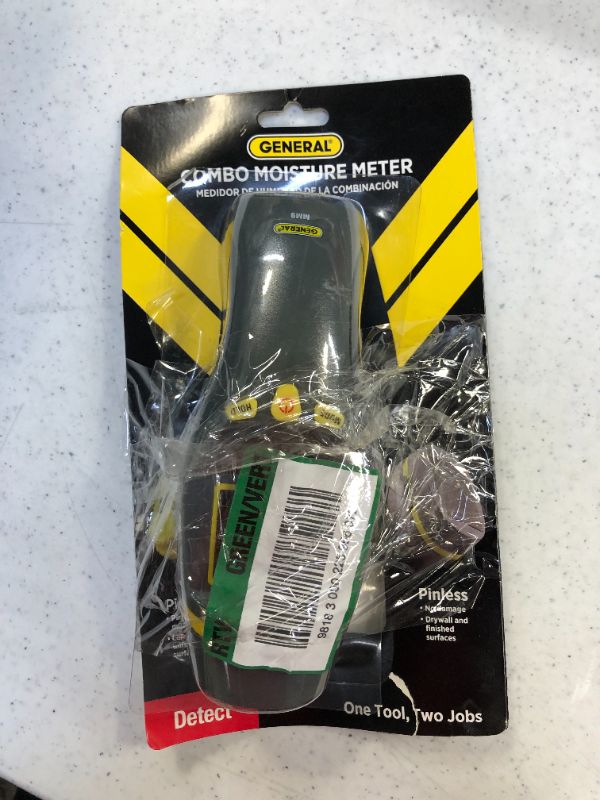 Photo 1 of General Tools Combo Pin and Pinless Moisture Meter for Water Damage and Mold