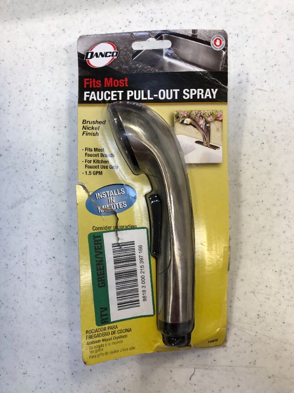 Photo 2 of DANCO 1-Handle Pull Out Sprayer Kitchen Faucet in Brushed Nickel