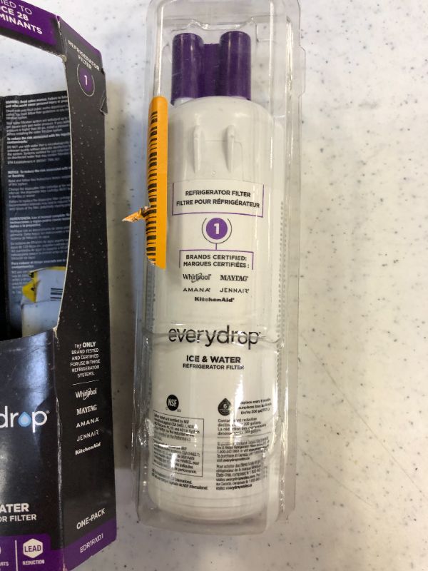 Photo 3 of Whirlpool EDR1RXD1 EveryDrop Water Filter, Filter1, 10383251