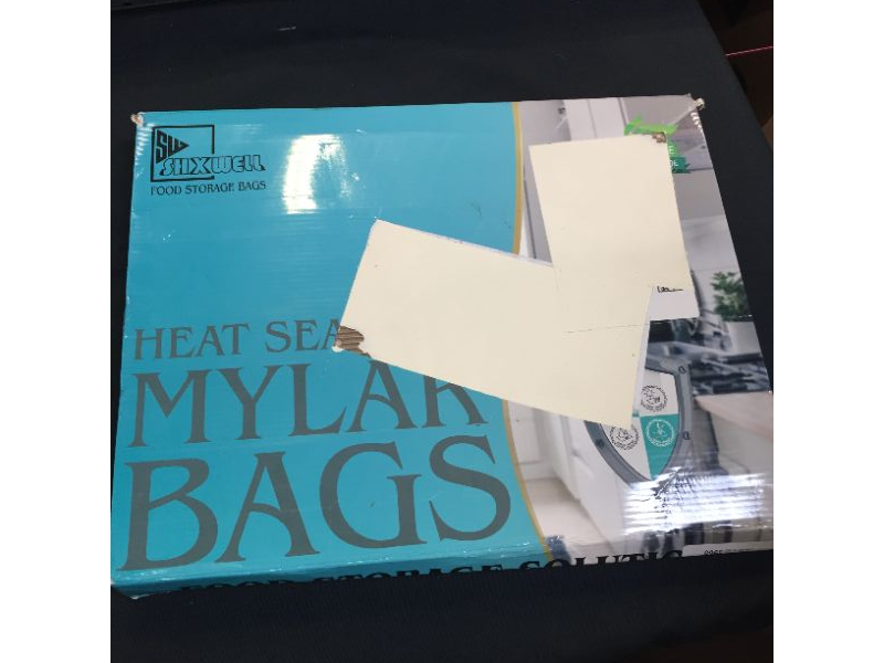 Photo 2 of 5 Gallon Mylar Bags with 2500CC Oxygen Absorbers and Labels, Zipper Resealable Pouches Heat Sealable Bags for Long Term Food Storage (20 pcs)
