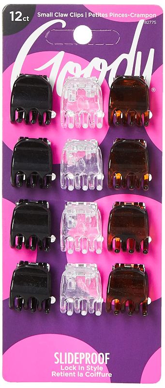 Photo 1 of Goody Classics Claw Clip, 3 Prong Mini, 12 per Pack, 2 Packs
