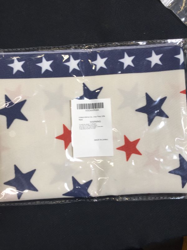 Photo 1 of 4th of July Table Runner Decorations Patriotic Independence Day  