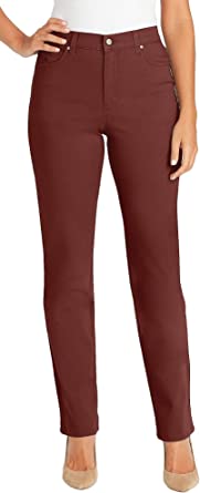 Photo 1 of Gloria Vanderbit women's amanda jeans 14 velvet wine brown 