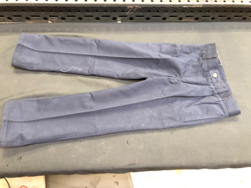 Photo 1 of Chaps boys school uniform pleated twill pant size 8