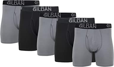 Photo 1 of Gildan Men's Cotton Stretch Boxer Briefs, Multipack size M
