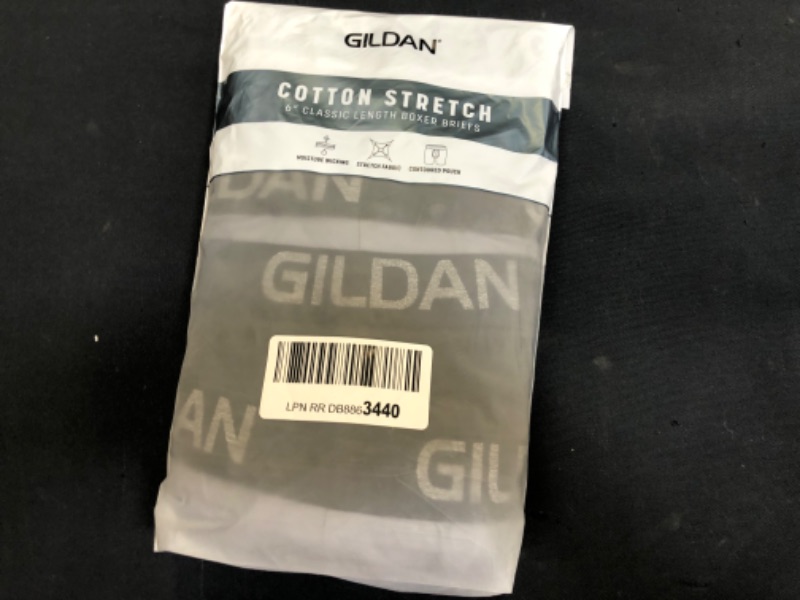 Photo 2 of Gildan Men's Cotton Stretch Boxer Briefs, Multipack size M
