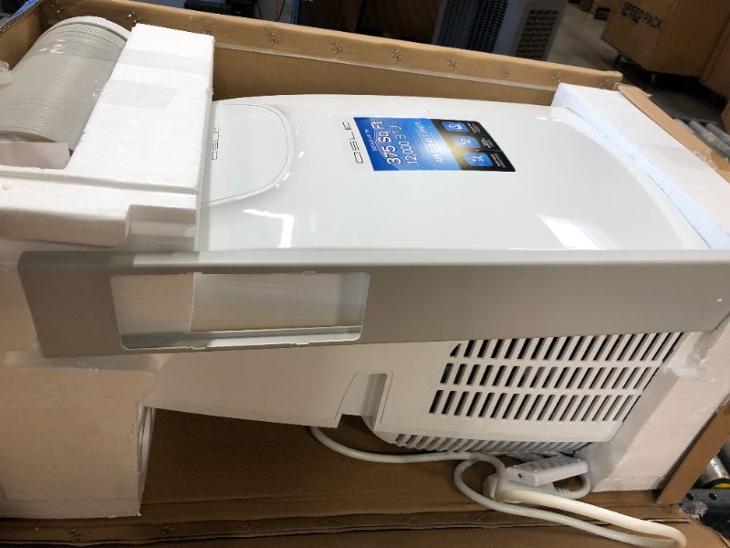 Photo 3 of 12000 BTU 8000 BTU(DOE) Portable Air Conditioner with Dehumidifier in White ONLY UNIT AND TUBING INCLUDED, NOTHING ELSE. 
