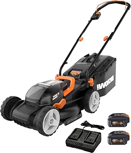 Photo 1 of --PARTS ONLYWorx WG779 40V Power Share 4.0Ah 14" Cordless Lawn Mower (Batteries & Charger Included)--SOLD BY PARTS
