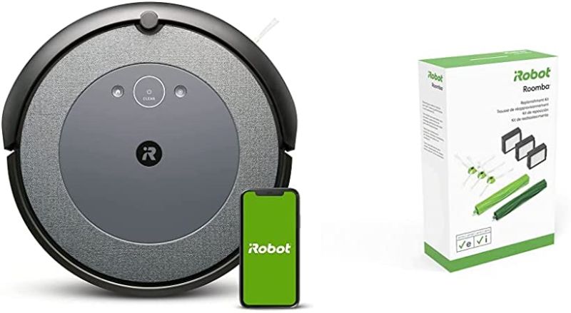 Photo 1 of iRobot Roomba® i3 (3150) Wi-Fi® Connected Robot Vacuum Vacuum ---parts only
