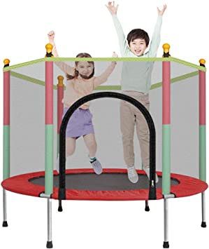 Photo 1 of Trampoline for Kids Small Trampoline - RFAIKA Exercise Trampoline for Adults with Shell Protective Net, Detachable