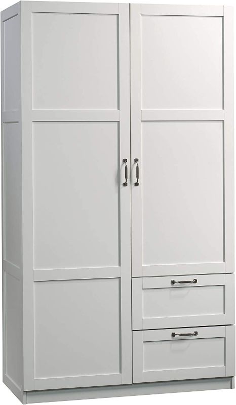 Photo 1 of Sauder Large Storage Cabinet, Soft White Finish
